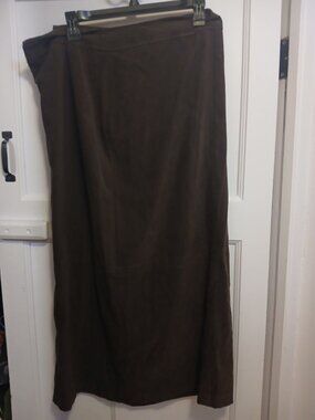 Norton Mcnaughton Womens 10 Brown Long Skirt